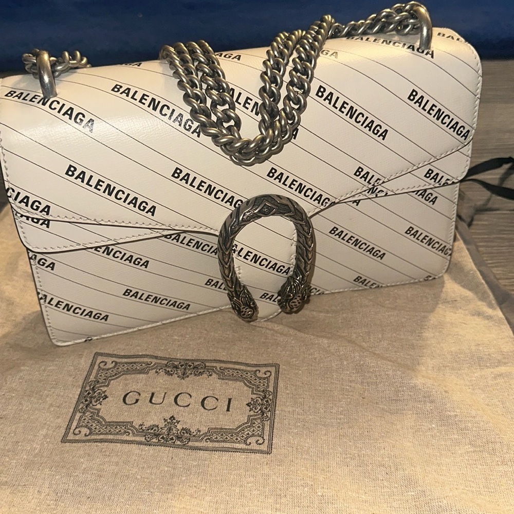 Balenciaga/Gucci Limited Edition Leather Bag. Off the Shoulder. 100% authentic